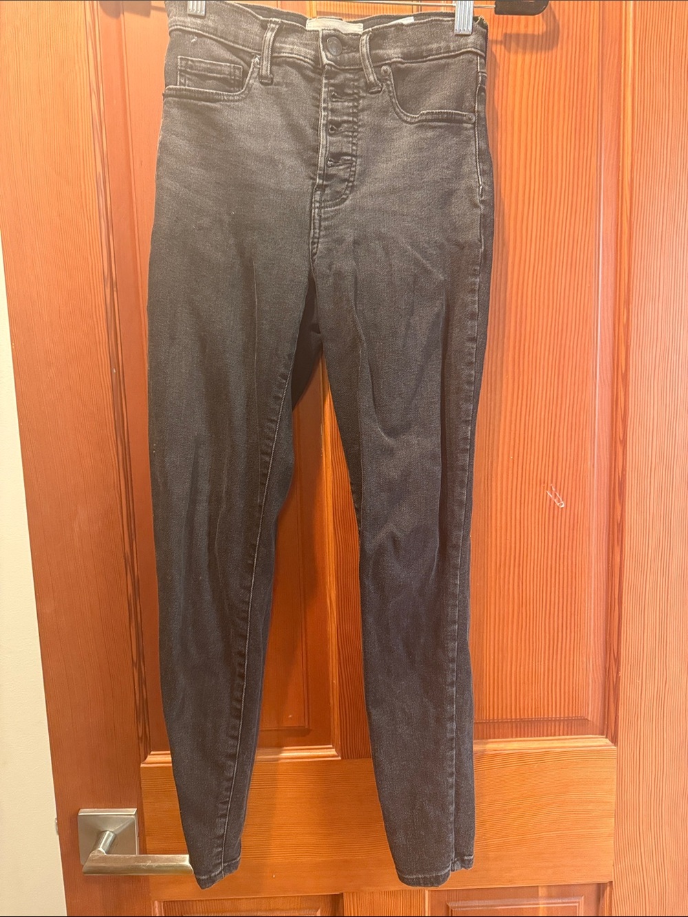 Everlane Women's Black Skinny High-Rise Jeans size 25 ankle